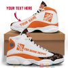 Personalized The Home Depot Color Plash Air Jordan 13 Sneaker Shoes Home Depot Air Jordan 13 Shoes