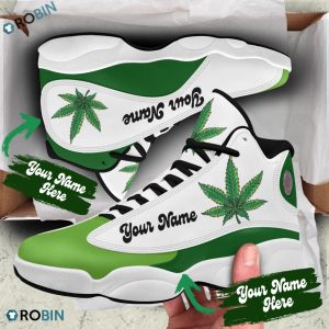 Personalized Weed Air Jordan 13 Shoes Weed Air Jordan 13 Shoes