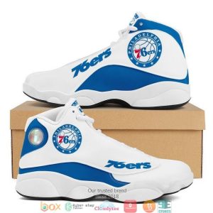 Philadelphia 76Ers Nba Football Team Air Jordan 13 Sneaker Shoes Philadelphia 76Ers Air Jordan 13 Shoes