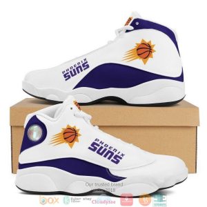 Phoenix Suns Nba Football Team Big Logo 36 Gift Air Jordan 13 Sneaker Shoes Phoenix Suns Air Jordan 13 Shoes