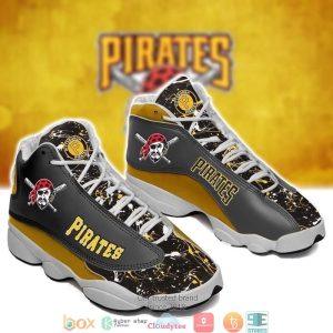 Pittsburgh Pirates Mlb Football Teams Big Logo 32 Air Jordan 13 Sneaker Shoes Pittsburgh Pirates Air Jordan 13 Shoes