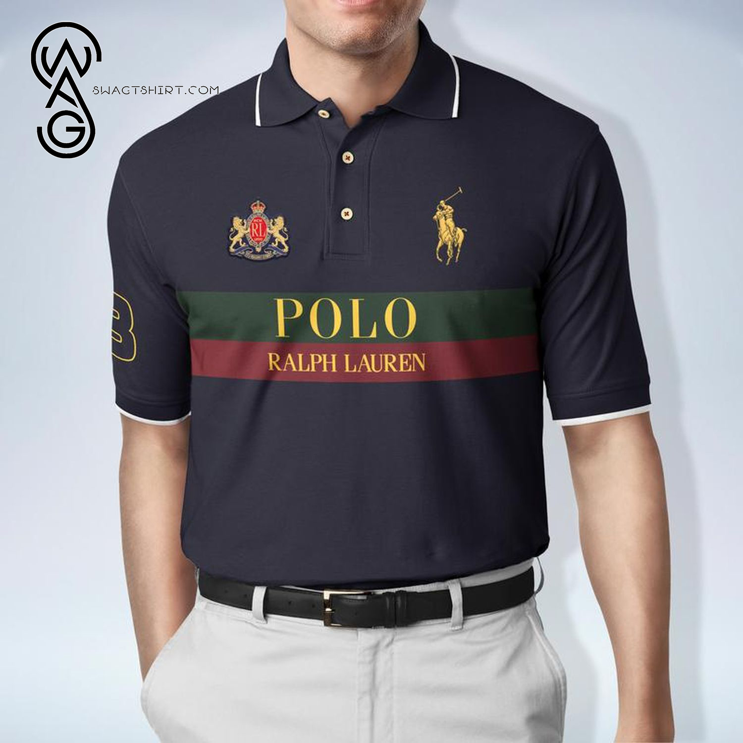 Polo Ralph Lauren Symbol All Over Print Premium Polo Shirt - Hot Sale 2023