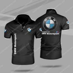 Powered By Bmw Motorsport All Over Print Polo Shirt Bmw Polo Shirts