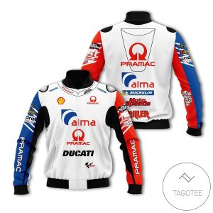 Pramax Motocross Branded Unisex Racing 3D Bomber Jacket Motocross Bomber Jacket