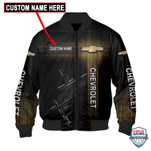 Presonalized Chevrolet Bomber Jacket For Men Chevrolet Bomber Jacket