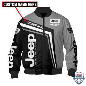 Presonalized Jeep Theres Only One Bomber Jacket Jeep Bomber Jacket