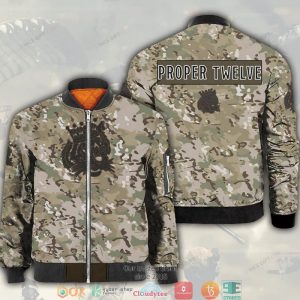 Proper No Twelve Camouflage Bomber Jacket