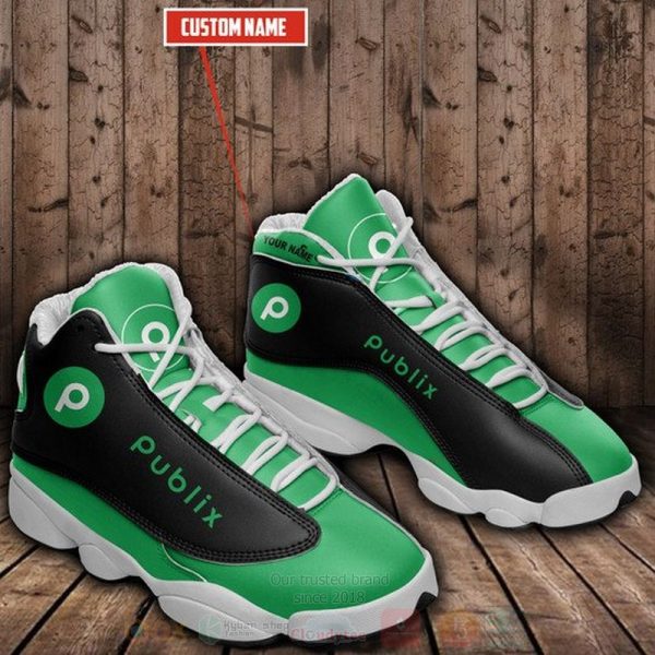 Publix Green Black Air Jordan 13 Shoes Publix Air Jordan 13 Shoes
