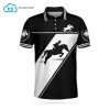 Put Your Fun On Your Saddle Horse Riding Full Printing Polo Shirt Horse Polo Shirts