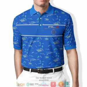 Ralph Lauren Coconut Island Blue Polo Shirt Ralph Lauren Polo Shirts