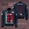 Red Bull Racing Max Verstappen World Champion 3D Bomber Jacket Red Bull Racing Bomber Jacket