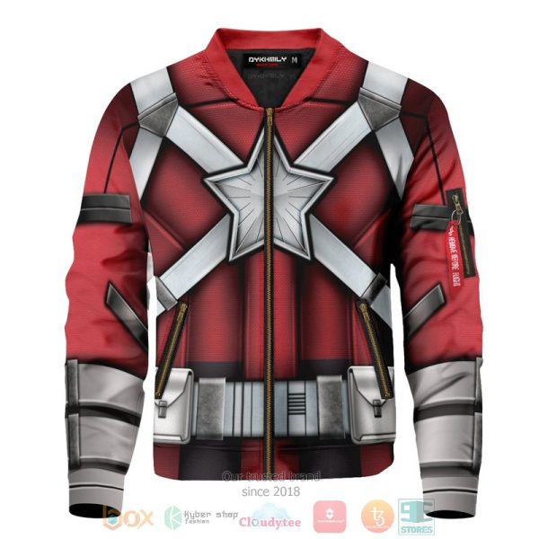 Red Guardian Bomber Jacket Guardian Bomber Jacket