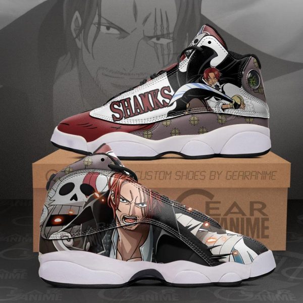 Red Hair Shanks Anime One Piece Air Jordan 13 Shoes One Piece Air Jordan 13 Shoes