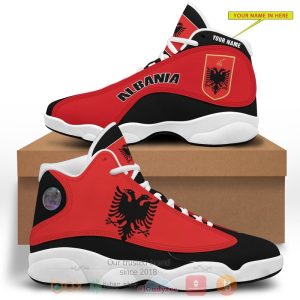 Republic Of Albania Personalized Air Jordan 13 Shoes Personalized Air Jordan 13 Shoes