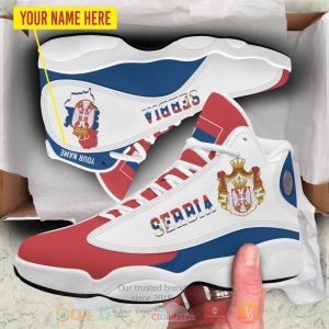 Republic Of Serbia Personalized Air Jordan 13 Shoes Personalized Air Jordan 13 Shoes