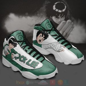Rock Lee Naruto Custom Anime Air Jordan 13 Shoes Naruto Shippuden Air Jordan 13 Shoes