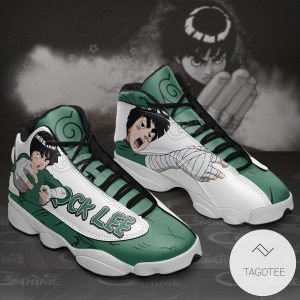 Rock Lee Sneakers Custom Anime Air Jordan 13 Shoes Naruto Shippuden Air Jordan 13 Shoes
