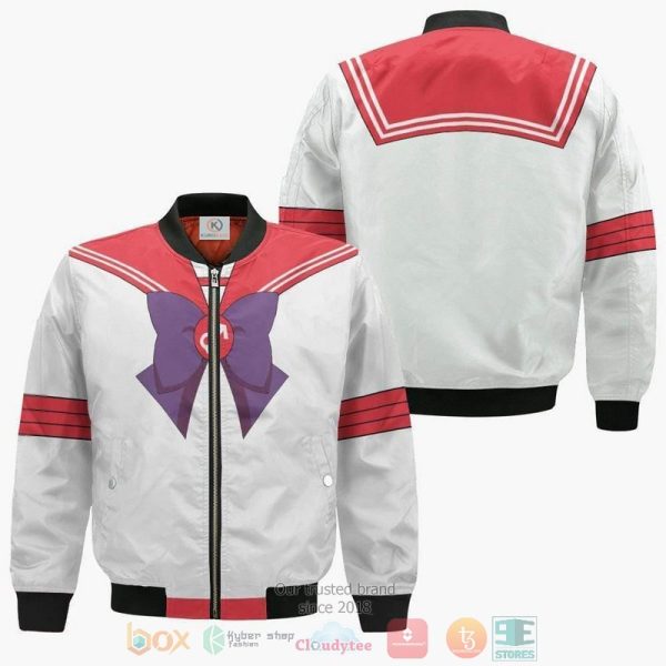 Sailor Mars Uniform Sailor Moon Amine Bomber Jacket Sailor Moon Bomber Jacket