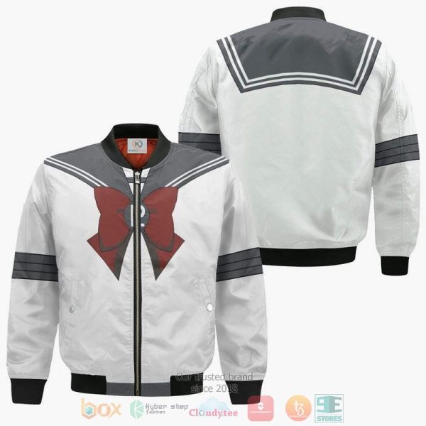 Sailor Pluto Uniform Sailor Moon Amine Bomber Jacket Sailor Moon Bomber Jacket