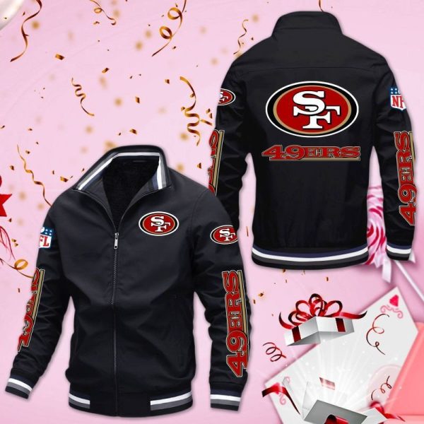 San Francisco 49Ers 3D Bomber Jacket San Francisco 49Ers Bomber Jacket