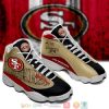 San Francisco 49Ers Nfl Big Logo Football Team 30 Air Jordan 13 Sneaker Shoes San Francisco 49Ers Air Jordan 13 Shoes