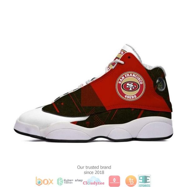 San Francisco 49Ers Nfl Colorful Air Jordan 13 Sneaker Shoes San Francisco 49Ers Air Jordan 13 Shoes