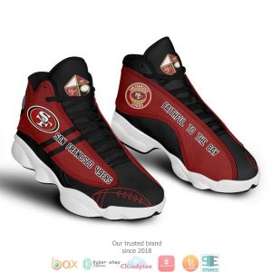 San Francisco 49Ers Nfl Football Air Jordan 13 Sneaker Shoes San Francisco 49Ers Air Jordan 13 Shoes