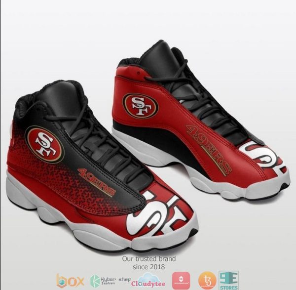 San Francisco 49Ers Nfl Football Team 22 Air Jordan 13 Sneaker Shoes San Francisco 49Ers Air Jordan 13 Shoes