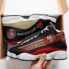San Francisco 49Ers Nfl Football Team 9 Air Jordan 13 Sneaker Shoes San Francisco 49Ers Air Jordan 13 Shoes