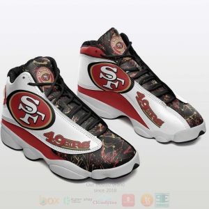 San Francisco 49Ers Nfl Football Team Air Jordan 13 Shoes 2 San Francisco 49Ers Air Jordan 13 Shoes