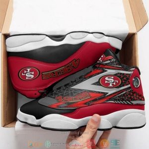 San Francisco 49Ers Nfl Football Team Air Jordan 13 Sneaker Shoes San Francisco 49Ers Air Jordan 13 Shoes