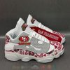 San Francisco 49Ers Nfl Team White Air Jordan 13 Shoes San Francisco 49Ers Air Jordan 13 Shoes