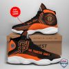 San Francisco Giants Air Jordan 13 Custom Name Personalized Shoes San Francisco Giants Air Jordan 13 Shoes