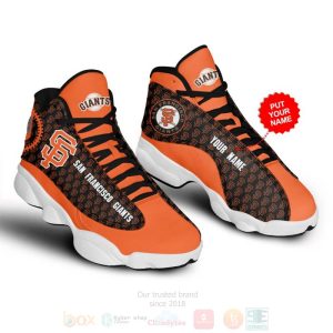 San Francisco Giants Mlb Custom Name Air Jordan 13 Shoes San Francisco Giants Air Jordan 13 Shoes