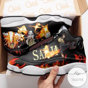 Sanji Diable Jambe Sneakers Custom Anime One Piece Air Jordan 13 Shoes Fan Gift Idea One Piece Air Jordan 13 Shoes