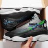 Seattle Seahawks Nfl Big Logo Football Team Air Jordan 13 Shoes Seattle Seahawks Air Jordan 13 Shoes