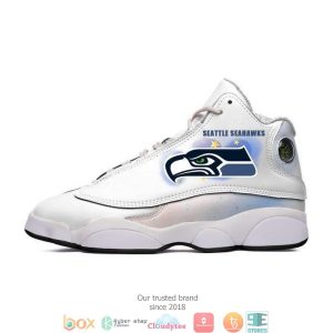 Seattle Seahawks Nfl Colorful Air Jordan 13 Sneaker Shoes Seattle Seahawks Air Jordan 13 Shoes