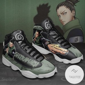 Shikamaru Sneakers Custom Anime Air Jordan 13 Shoes Naruto Shippuden Air Jordan 13 Shoes