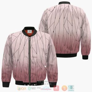 Shinobu Demon Slayer Anime Bomber Jacket Demon Slayer Kimetsu no Yaiba Bomber Jacket