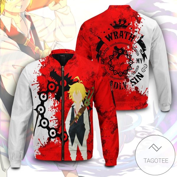 Sin Of Wrath Bomber Jacket