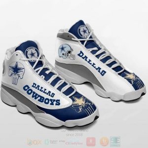 Skull Dallas Cowboys Nfl Big Logo Football Team Air Jordan 13 Shoes Dallas Cowboys Air Jordan 13 Shoes