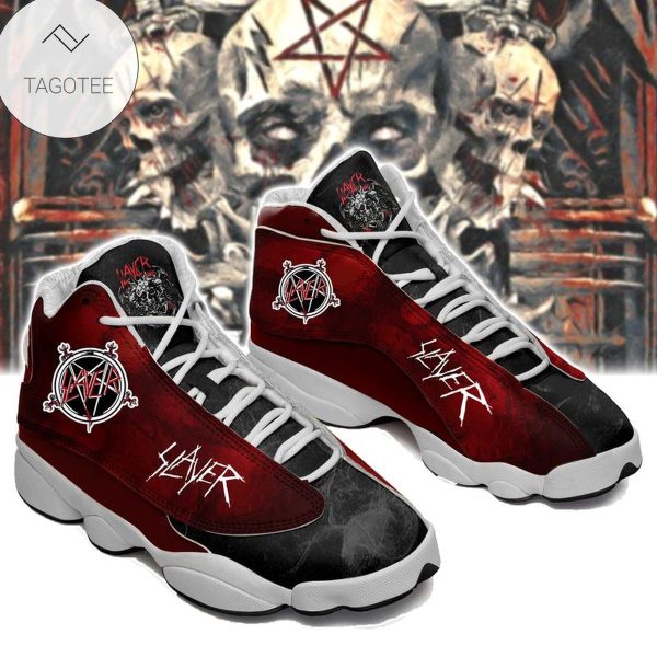 Slayer Rock Band Sneakers Air Jordan 13 Shoes Slayer Rock Band Air Jordan 13 Shoes