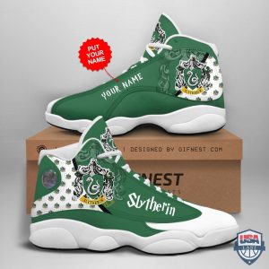 Slytherin 02 Air Jordan 13 Personalized Shoes Sneaker Personalized Air Jordan 13 Shoes