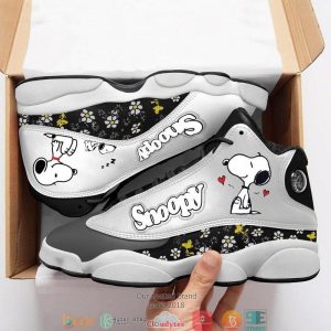 Snoopy Cartoon Ver Birthday Air Jordan 13 Sneaker Shoes Snoopy Air Jordan 13 Shoes