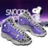 Snoopy Purple Air Jordan 13 Sneaker Snoopy Air Jordan 13 Shoes