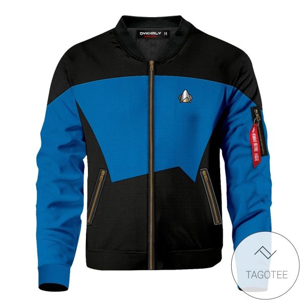 Starfleet Science Division Bomber Jacket 2 Starfleet Command Division Bomber Jacket