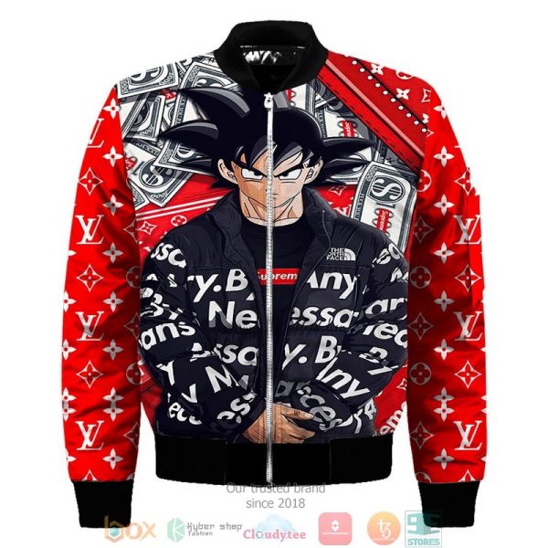 Supreme Lv Son Goku Money Bomber Jacket Dragon Ball Bomber Jacket