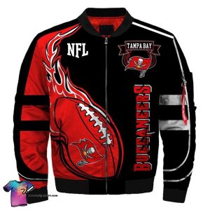 Tampa Bay Buccaneers All Over Printed Bomber Jacket Tampa Bay Buccaneers Bomber Jacket