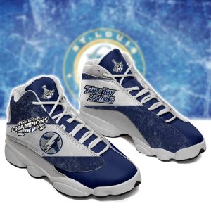 Tampa Bay Lightning Nhl Ver 2 Air Jordan 13 Sneaker Tampa Bay Lightning Air Jordan 13 Shoes