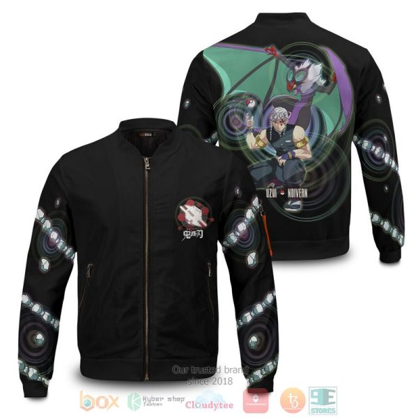 Tengen Collab Bomber Jacket Demon Slayer Kimetsu no Yaiba Bomber Jacket